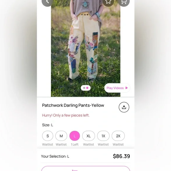 Paper Lace Yellow light weight denim - Picture 12 of 13